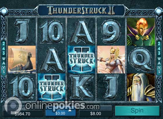 thunderstruck pokie game